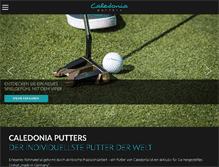 Tablet Screenshot of caledonia-golf.com